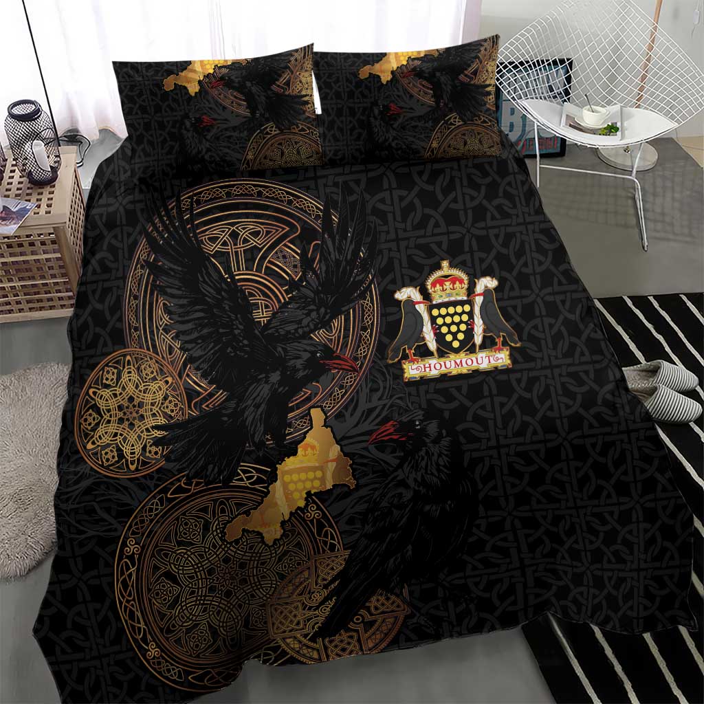 Cornwall Celtic-Chough and Knot Bedding Set - Wonder Print Shop