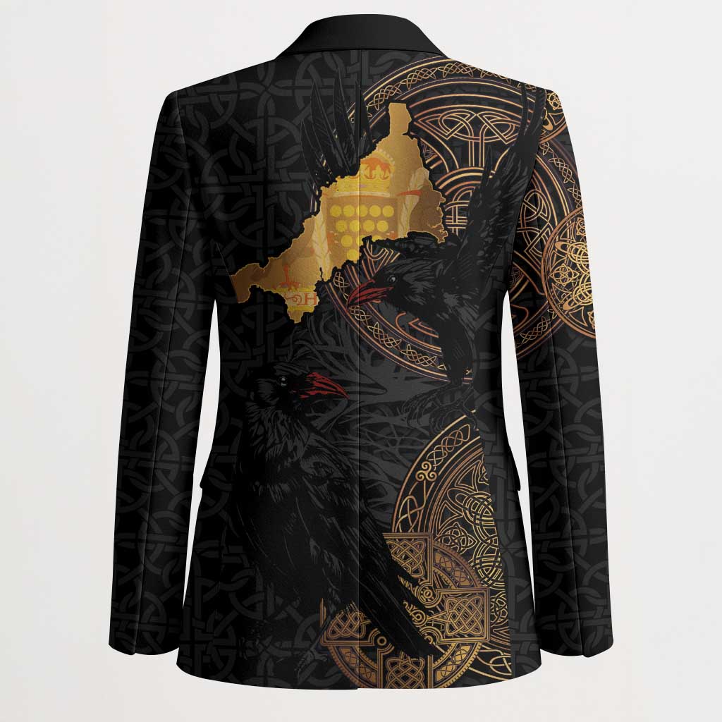 Cornwall Celtic-Chough and Knot Blazer - Wonder Print Shop