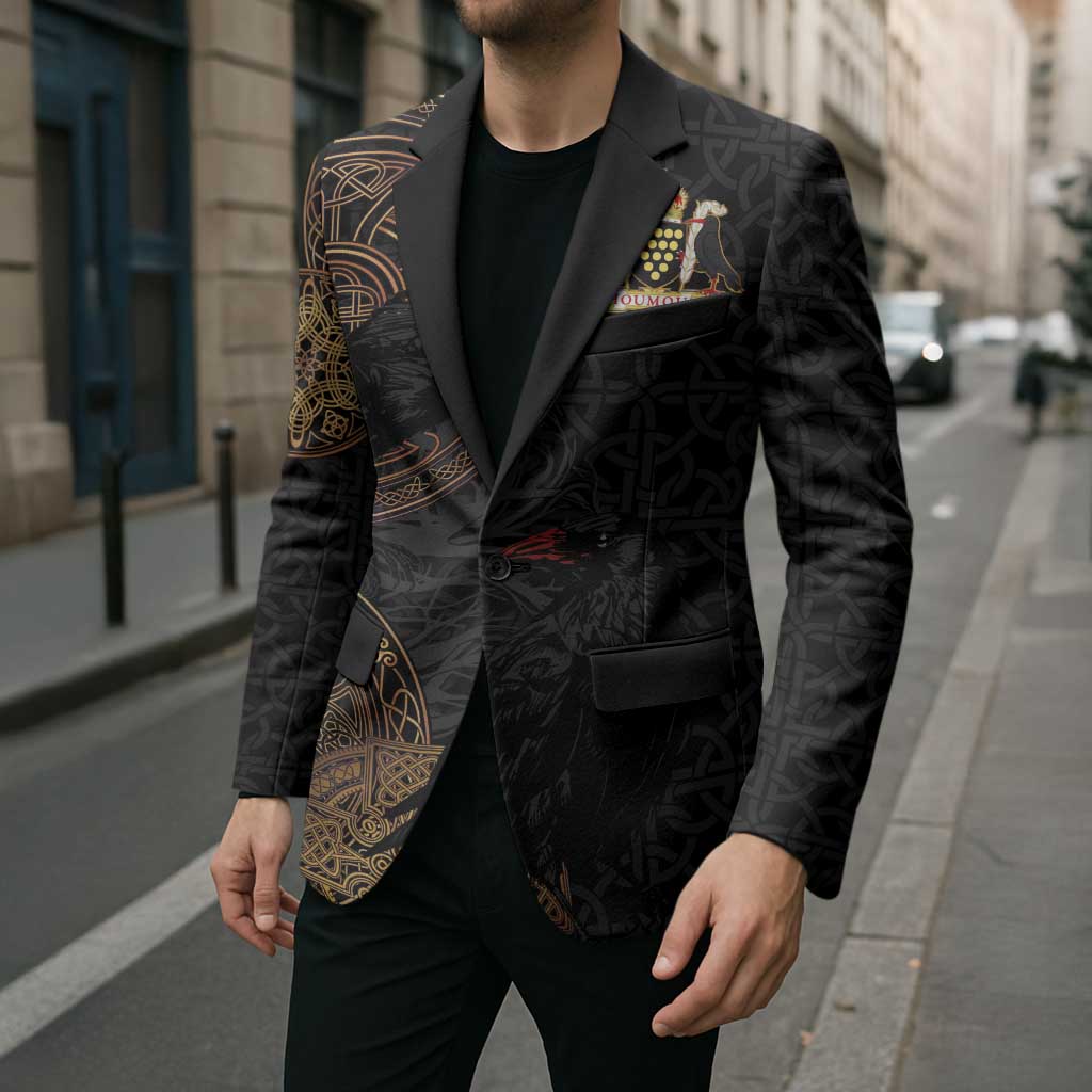 Cornwall Celtic-Chough and Knot Blazer - Wonder Print Shop