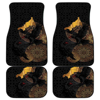 Cornwall Celtic-Chough and Knot Car Mats - Wonder Print Shop