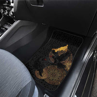 Cornwall Celtic-Chough and Knot Car Mats - Wonder Print Shop