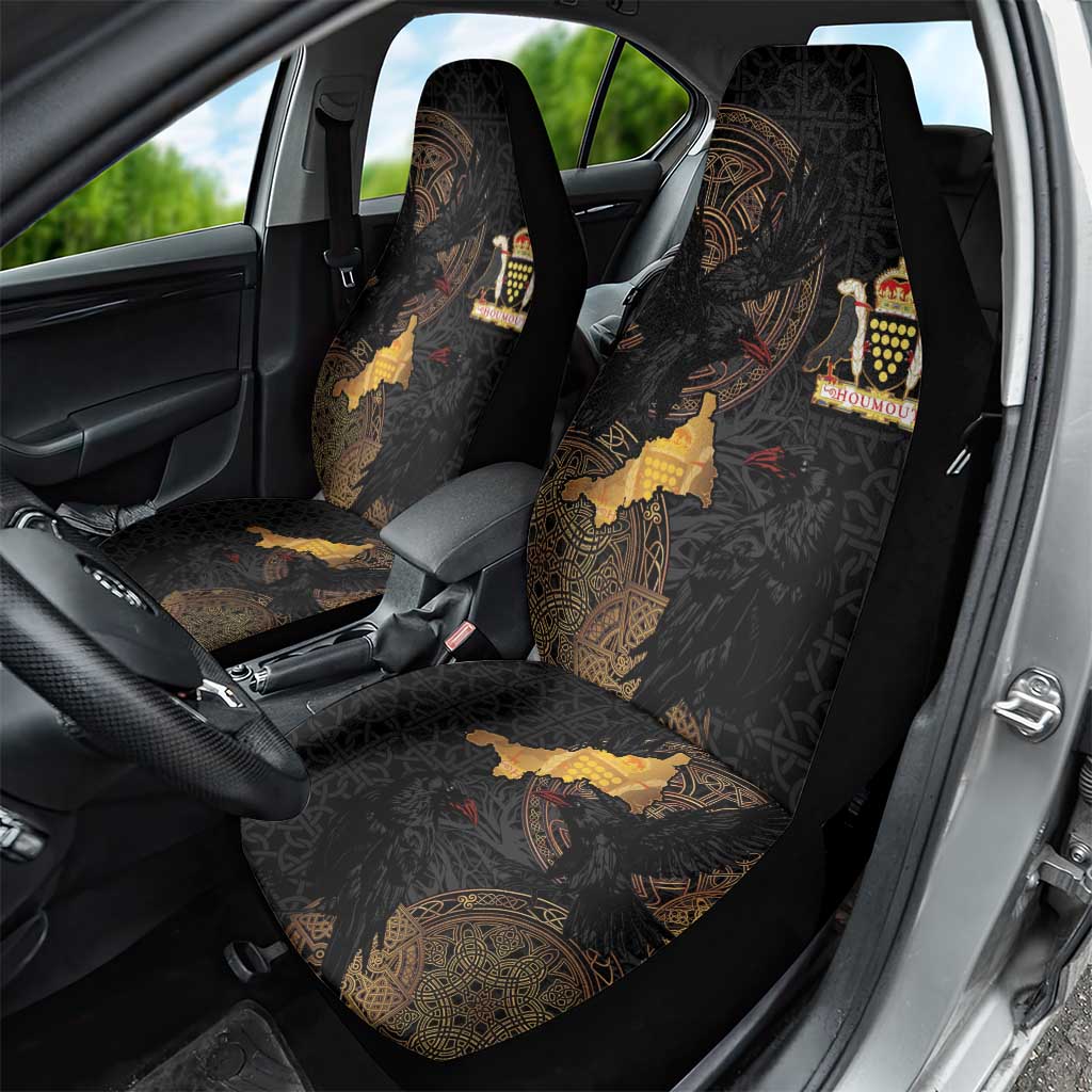 Cornwall Celtic-Chough and Knot Car Seat Cover - Wonder Print Shop