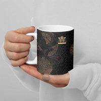 Cornwall Celtic-Chough and Knot Ceramic Mug - Wonder Print Shop