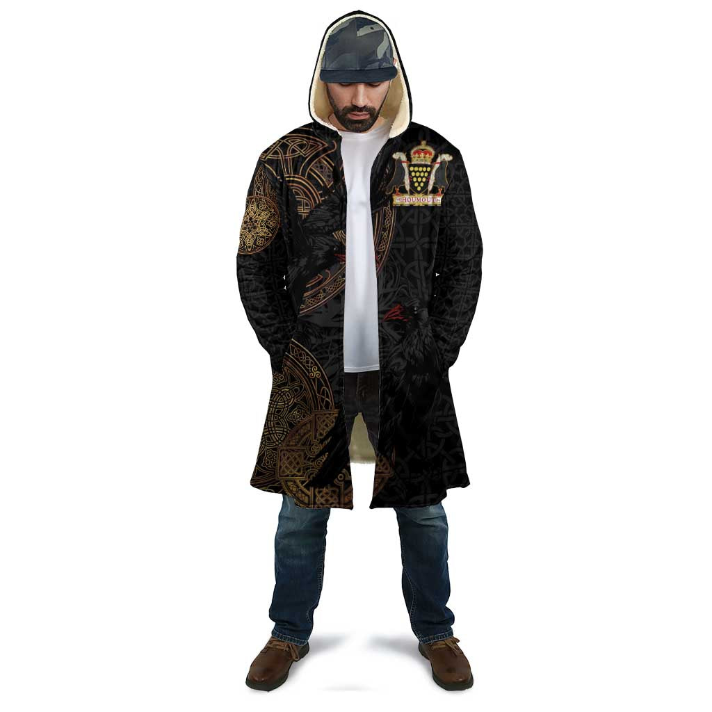 Cornwall Celtic-Chough and Knot Cloak - Wonder Print Shop