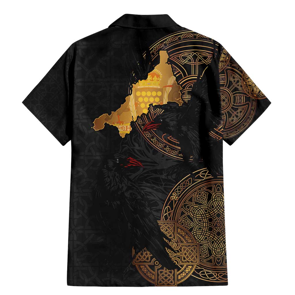 Cornwall Celtic-Chough and Knot Family Matching Mermaid Dress and Hawaiian Shirt - Wonder Print Shop