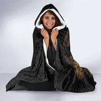 Cornwall Celtic-Chough and Knot Hooded Blanket - Wonder Print Shop