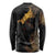 Cornwall Celtic-Chough and Knot Long Sleeve Shirt - Wonder Print Shop