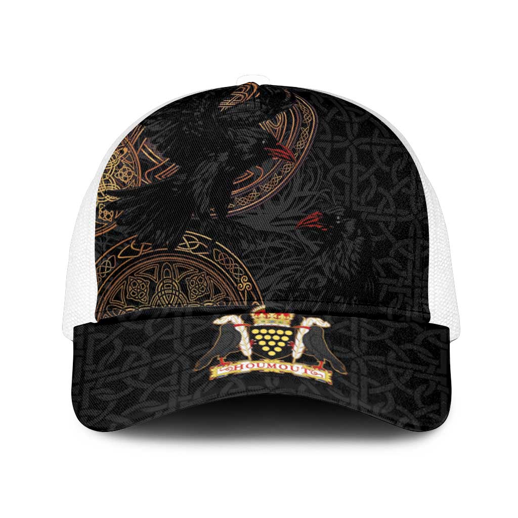 Cornwall Celtic-Chough and Knot Mesh Trucker Cap - Wonder Print Shop