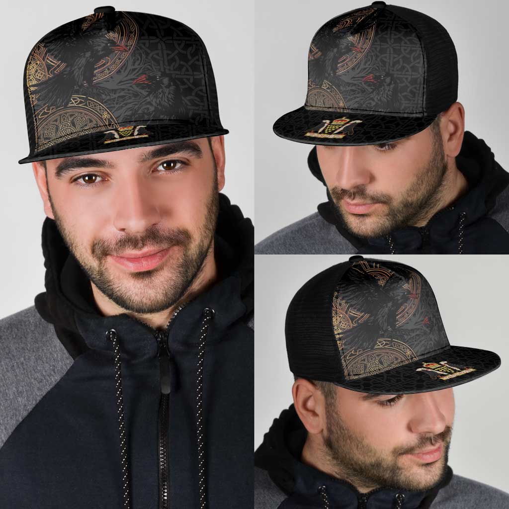 Cornwall Celtic-Chough and Knot Mesh Trucker Cap - Wonder Print Shop