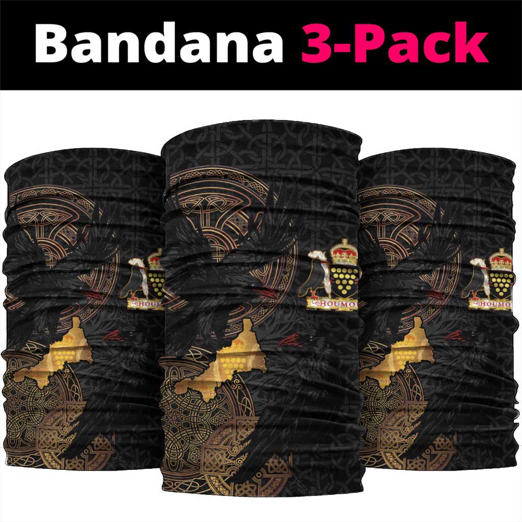 Cornwall Celtic-Chough and Knot Neck Gaiter - Wonder Print Shop