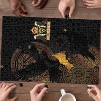 Cornwall Celtic-Chough and Knot Puzzle - Wonder Print Shop