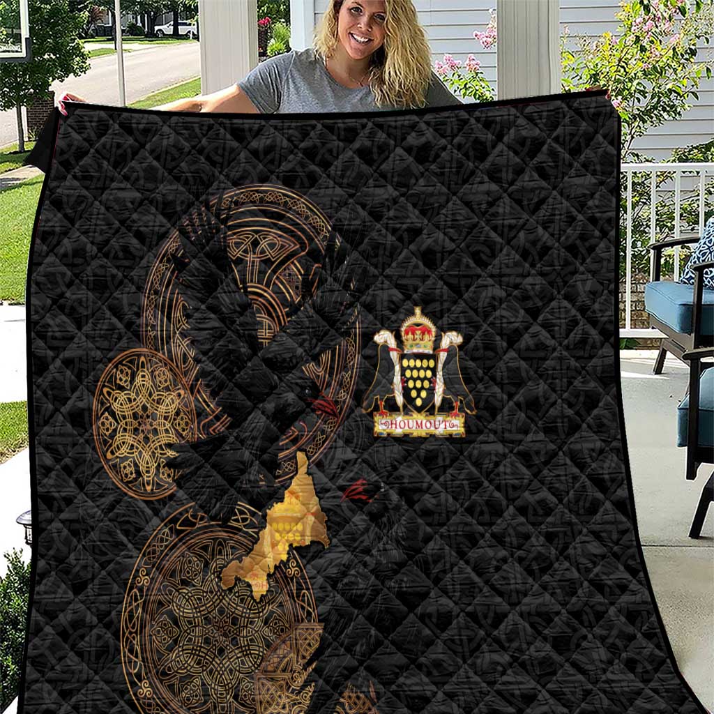 Cornwall Celtic-Chough and Knot Quilt - Wonder Print Shop