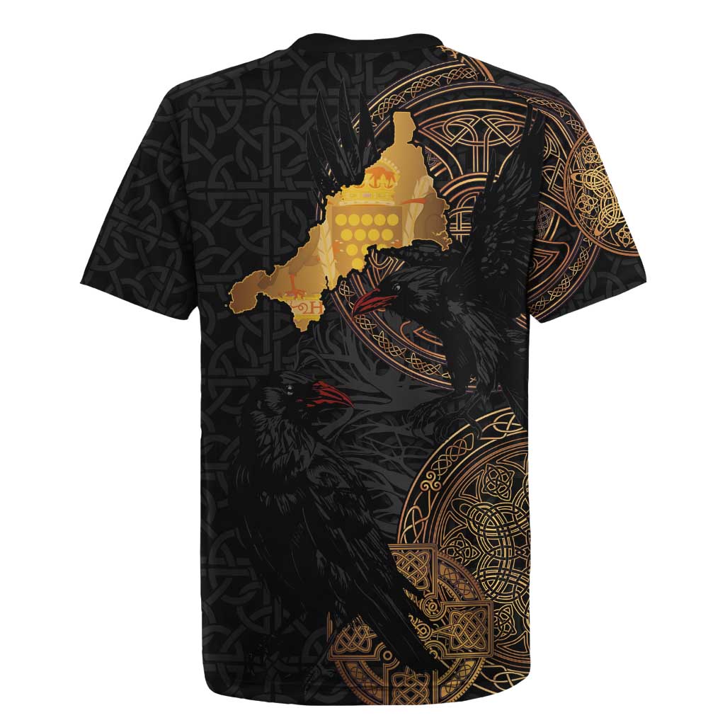 Cornwall Celtic-Chough and Knot Rugby Jersey - Wonder Print Shop