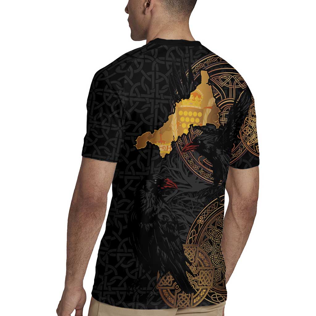 Cornwall Celtic-Chough and Knot Rugby Jersey - Wonder Print Shop