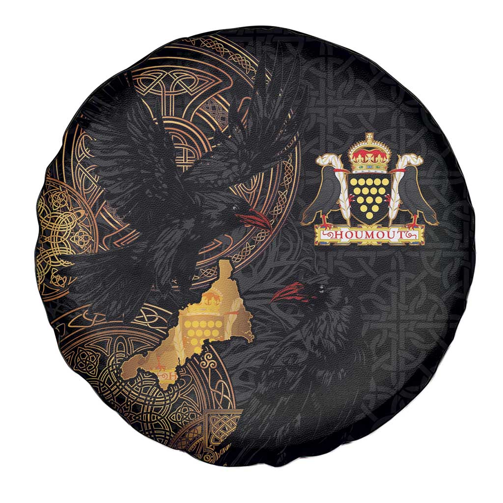 Cornwall Celtic-Chough and Knot Spare Tire Cover - Wonder Print Shop