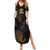 Cornwall Celtic-Chough and Knot Summer Maxi Dress - Wonder Print Shop