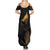 Cornwall Celtic-Chough and Knot Summer Maxi Dress - Wonder Print Shop