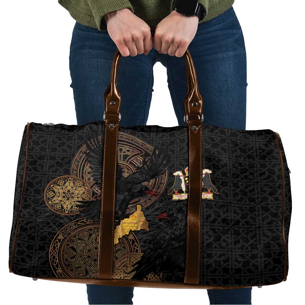 Cornwall Celtic-Chough and Knot Travel Bag - Wonder Print Shop