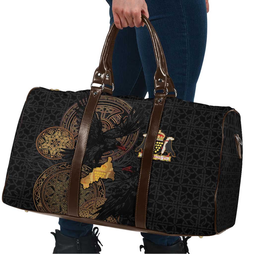 Cornwall Celtic-Chough and Knot Travel Bag - Wonder Print Shop