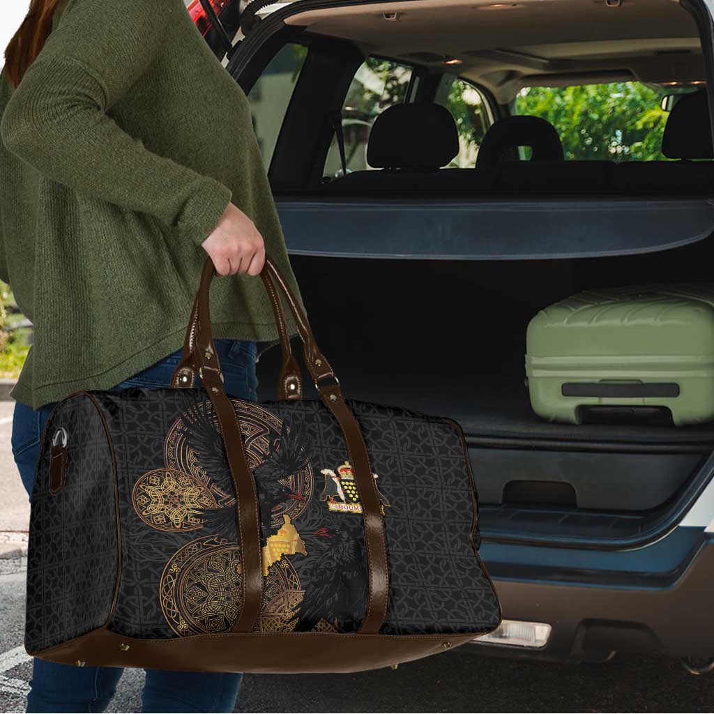 Cornwall Celtic-Chough and Knot Travel Bag - Wonder Print Shop