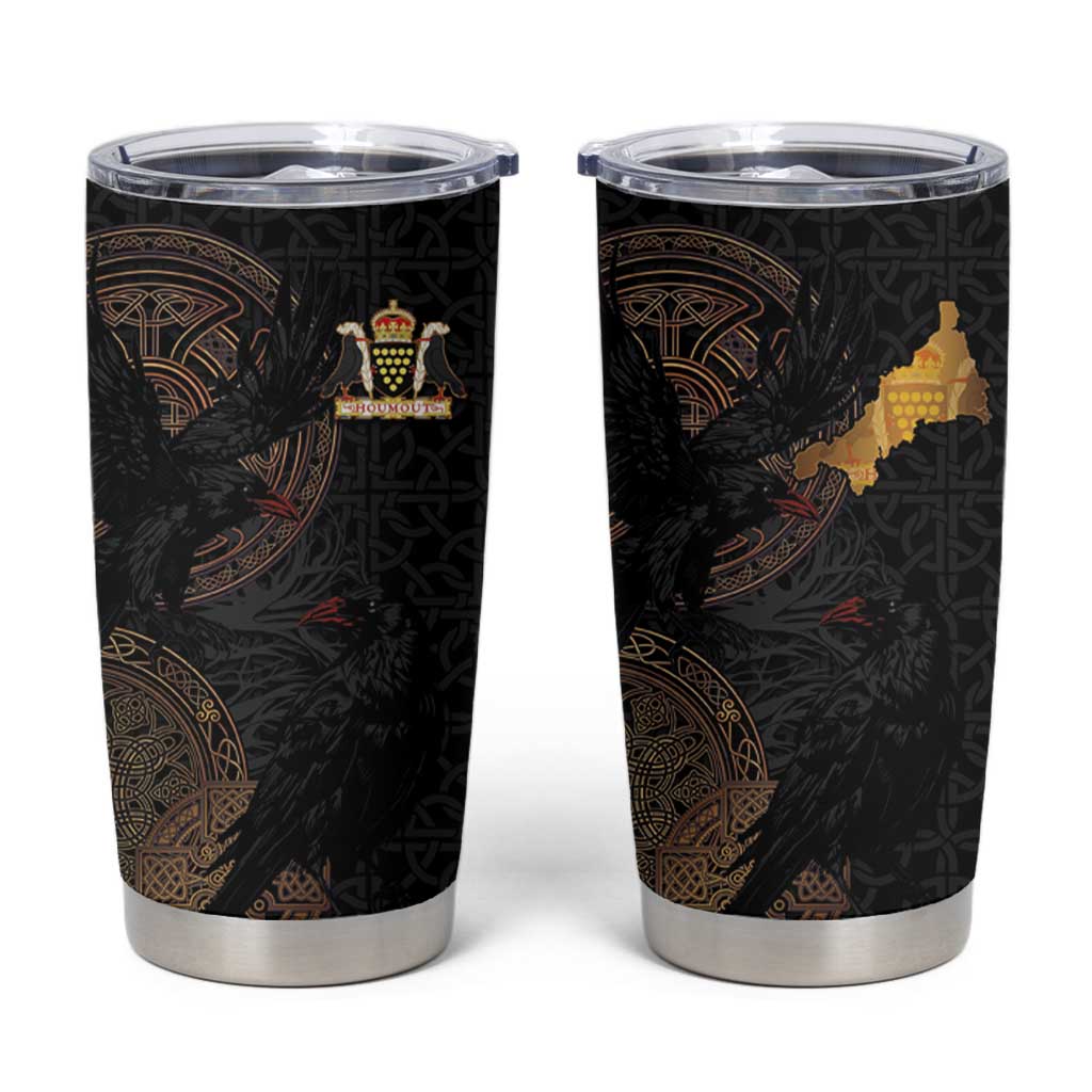 Cornwall Celtic-Chough and Knot Tumbler Cup - Wonder Print Shop