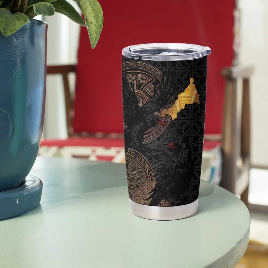 Cornwall Celtic-Chough and Knot Tumbler Cup - Wonder Print Shop