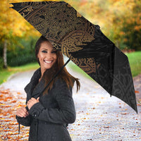 Cornwall Celtic-Chough and Knot Umbrella - Wonder Print Shop