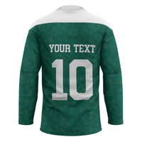 Custom Senegal Football Hockey Jersey Traditional Senegalese Fabric Sporty Style