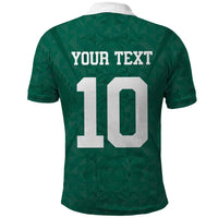 Custom Senegal Football Polo Shirt Traditional Senegalese Fabric Sporty Style