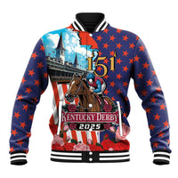 Kentucky Horses Racing 2025 Baseball Jacket Anniversary 151st The Race for the Roses