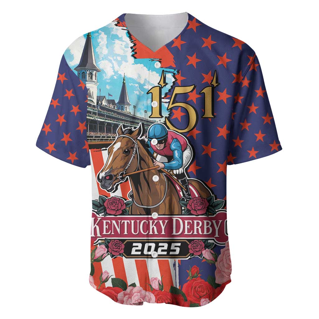 Kentucky Horses Racing 2025 Baseball Jersey Anniversary 151st The Race for the Roses