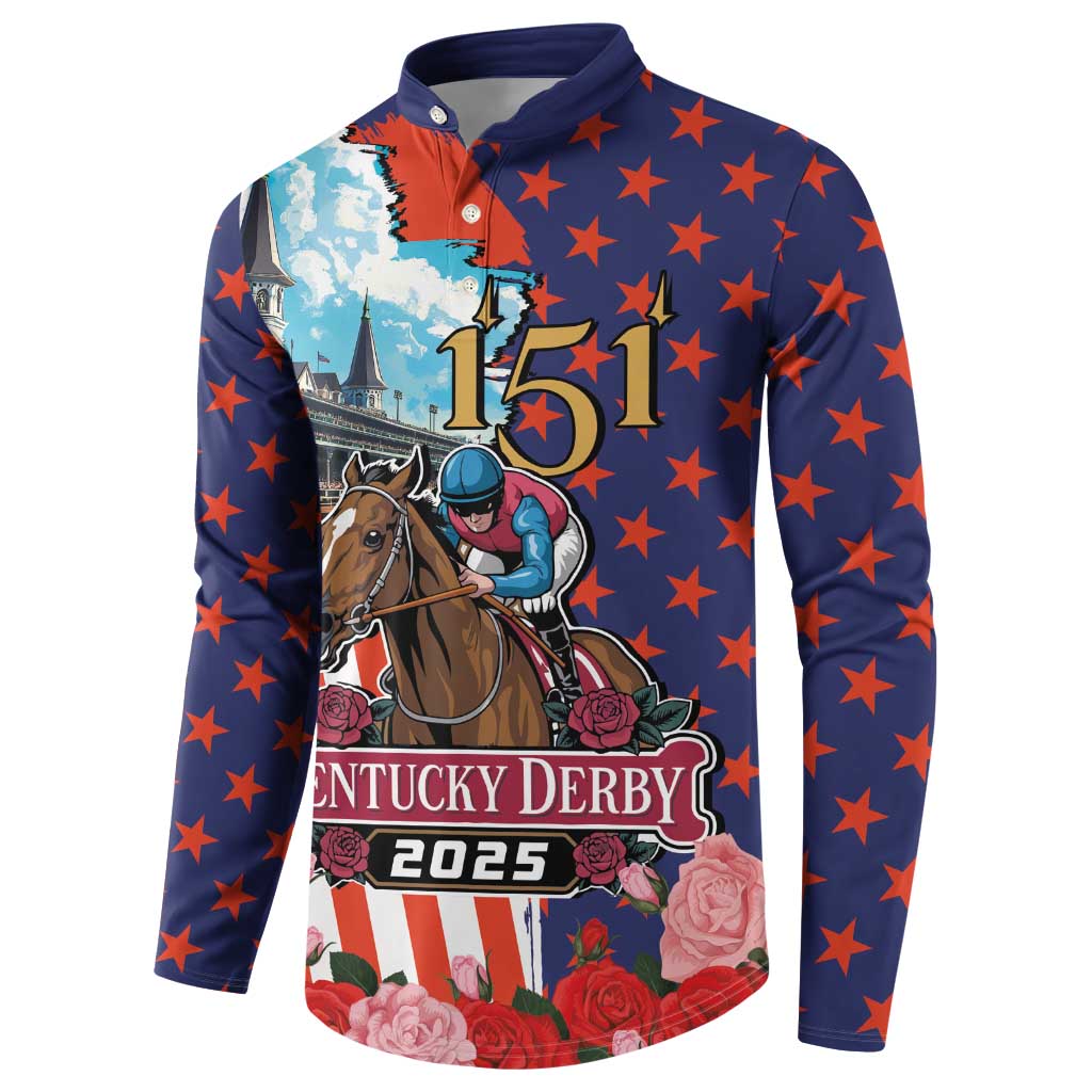 Kentucky Horses Racing 2025 Button Sweatshirt Anniversary 151st The Race for the Roses