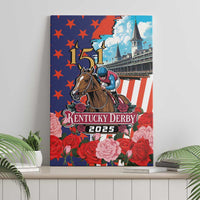 Kentucky Horses Racing 2025 Canvas Wall Art Anniversary 151st The Race for the Roses