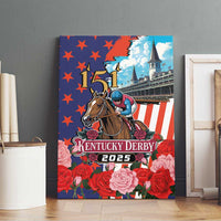 Kentucky Horses Racing 2025 Canvas Wall Art Anniversary 151st The Race for the Roses