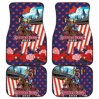 Kentucky Horses Racing 2025 Car Mats Anniversary 151st The Race for the Roses