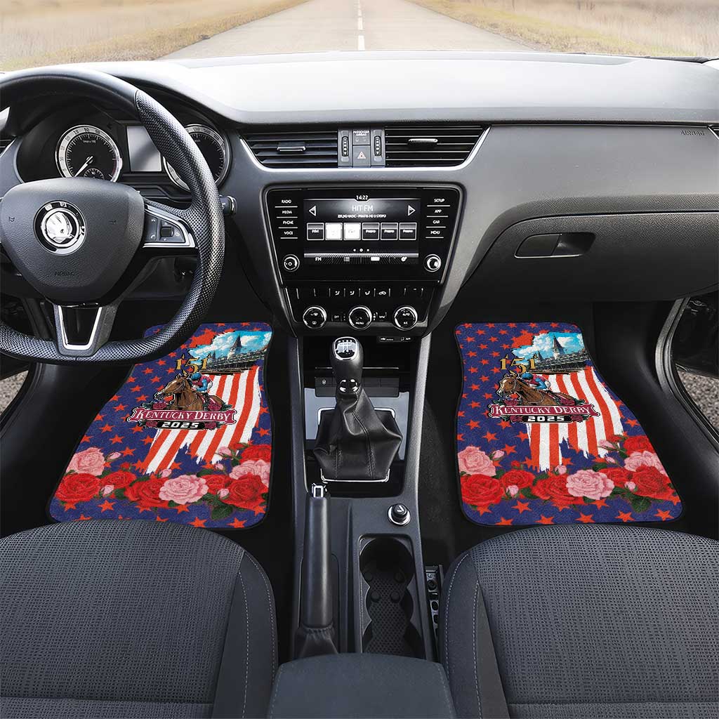 Kentucky Horses Racing 2025 Car Mats Anniversary 151st The Race for the Roses
