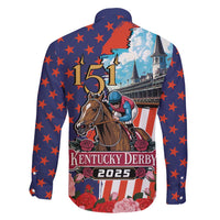 Kentucky Horses Racing 2025 Family Matching Long Sleeve Bodycon Dress and Hawaiian Shirt Anniversary 151st The Race for the Roses