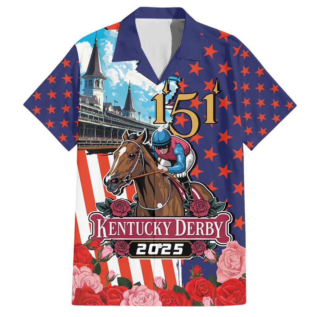 Kentucky Horses Racing 2025 Family Matching Puletasi and Hawaiian Shirt Anniversary 151st The Race for the Roses