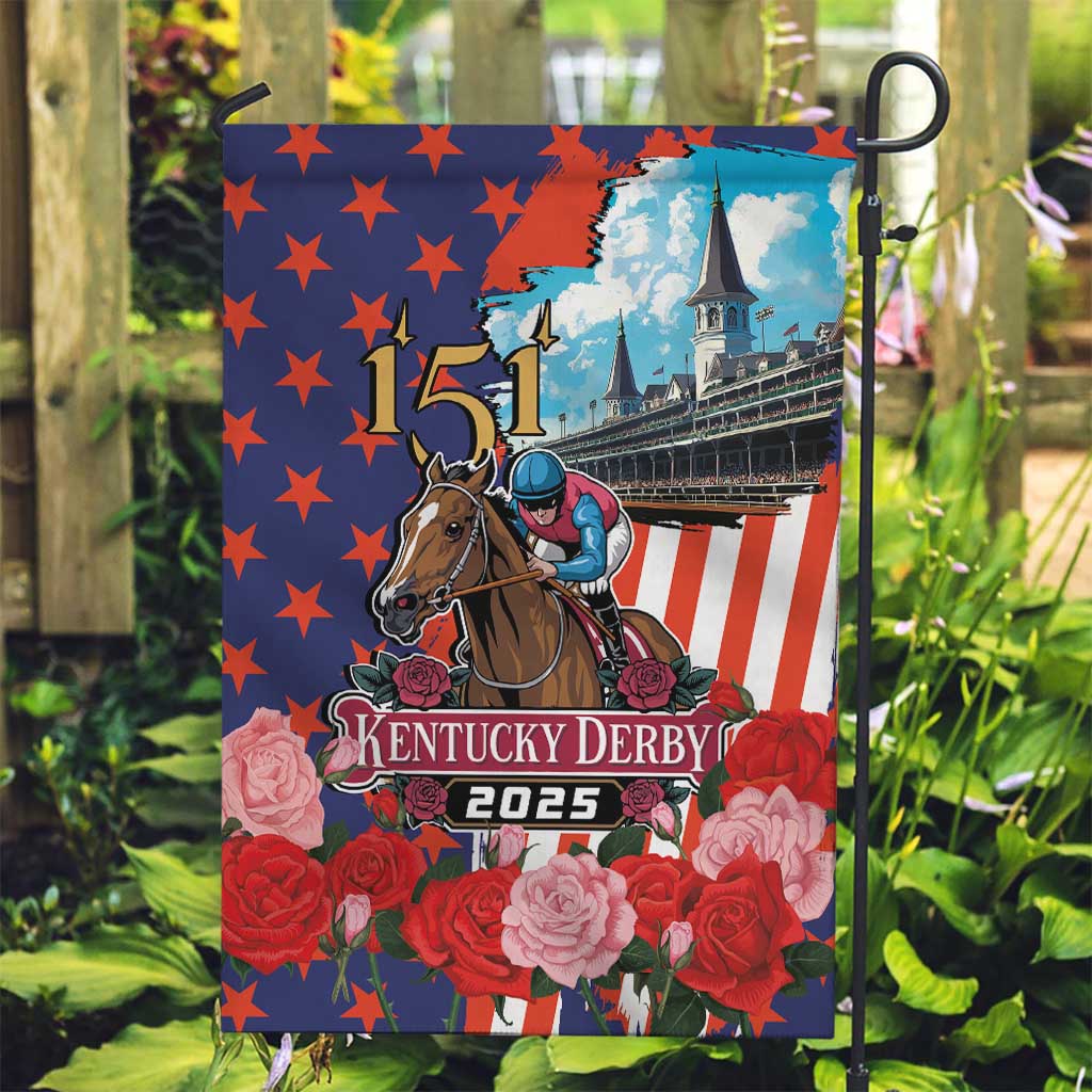 Kentucky Horses Racing 2025 Garden Flag Anniversary 151st The Race for the Roses