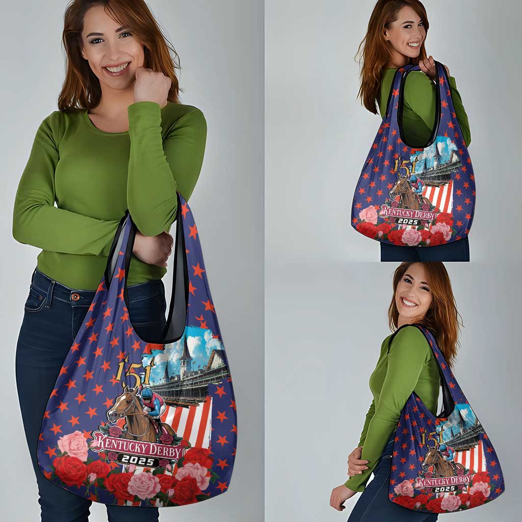 Kentucky Horses Racing 2025 Grocery Bag Anniversary 151st The Race for the Roses