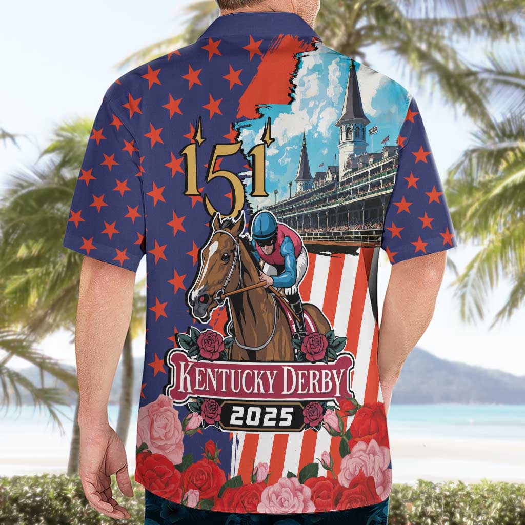 Kentucky Horses Racing 2025 Hawaiian Shirt Anniversary 151st The Race for the Roses