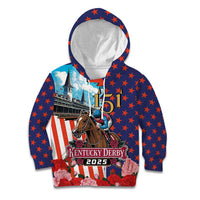 Kentucky Horses Racing 2025 Kid Hoodie Anniversary 151st The Race for the Roses