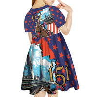 Kentucky Horses Racing 2025 Kid Short Sleeve Dress Anniversary 151st The Race for the Roses