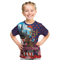 Kentucky Horses Racing 2025 Kid T Shirt Anniversary 151st The Race for the Roses