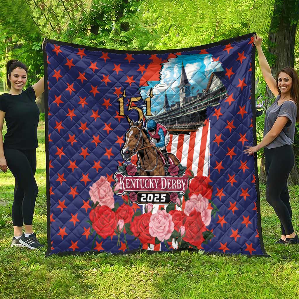 Kentucky Horses Racing 2025 Quilt Anniversary 151st The Race for the Roses