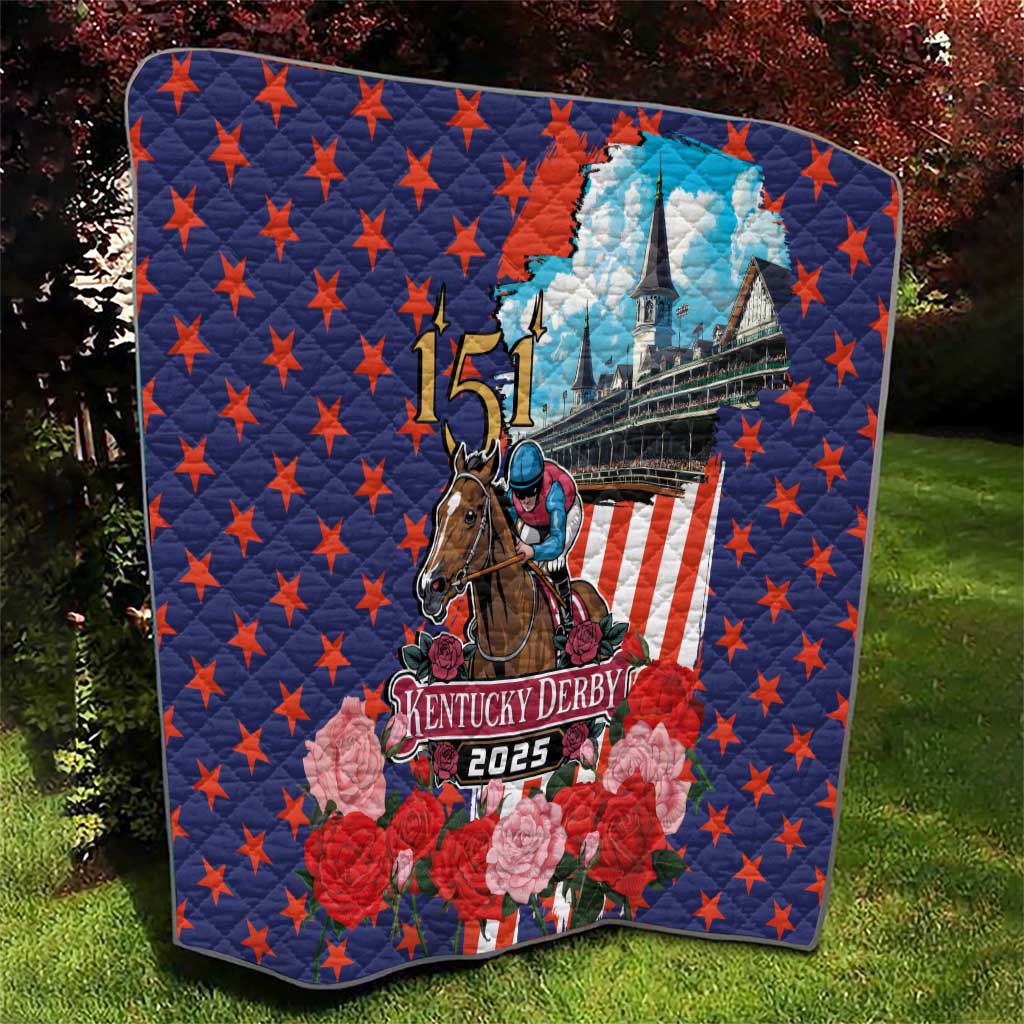 Kentucky Horses Racing 2025 Quilt Anniversary 151st The Race for the Roses