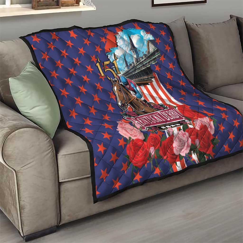 Kentucky Horses Racing 2025 Quilt Anniversary 151st The Race for the Roses