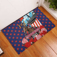 Kentucky Horses Racing 2025 Rubber Doormat Anniversary 151st The Race for the Roses