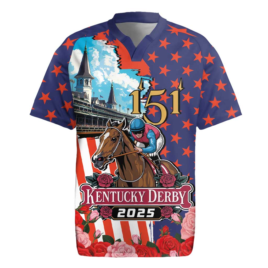 Kentucky Horses Racing 2025 Rugby Jersey Anniversary 151st The Race for the Roses
