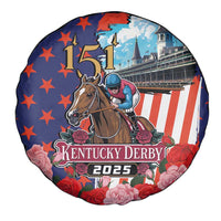 Kentucky Horses Racing 2025 Spare Tire Cover Anniversary 151st The Race for the Roses